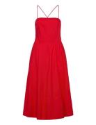 Cmpoplin-Dress Copenhagen Muse Red