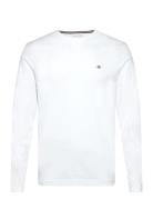 Shield Logo Ls T-Shirt GANT White
