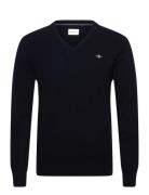 Lambswool Blend V-Neck GANT Navy