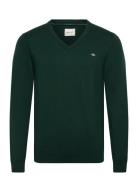 Shield Cotton V-Neck GANT Green