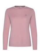 Reg Shield Logo Ls T-Shirt GANT Pink