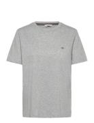 Reg Shield Logo Ss T-Shirt GANT Grey