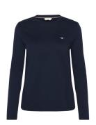Reg Shield Logo Ls T-Shirt GANT Navy
