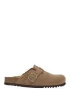 Sl Fae Suede Taupe Scholl Brown