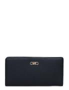 Lg Slim Snap Wallet Michael Kors Black