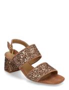 Sandals - Block Heels ANGULUS Brown
