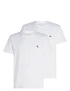 2 Pack Monologo T-Shirt Calvin Klein Jeans White