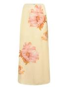 Tessa Satin Slip Maxi Skirt Malina Yellow