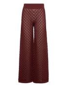 Alissa Knitted Pants Malina Burgundy