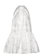 Flora Halterneck Mini Dress Malina White