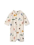 Thor Baby Swim Jumpsuit Liewood Beige