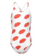 Octopus Kid Swimsuit White The Animals THE ANIMALS OBSERVATORY Red