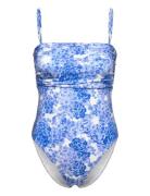 Bandeau Swimsuit By Ti Mo Blue