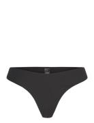 V-Shaped Ribbed Bikini Thong Weekday Black