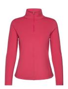 Serene Half Zip Long Sleeve Casall Red
