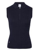 Madelene Sl Polo Shirt Daily Sports Navy
