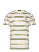 Fine Stripe T-Shirt Fred Perry Green