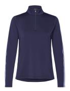 Tailored Fit Interlock Quarter-Zip Ralph Lauren Golf Navy
