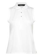 Classic Fit Sleeveless Polo Shirt Ralph Lauren Golf White