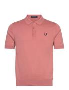 Cotton Knitted Shirt Fred Perry Pink