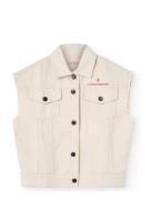 Hog Kid Vest Raw White THE ANIMALS OBSERVATORY White