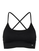Seamless Cross Back Bra Drop Of Mindfulness Black