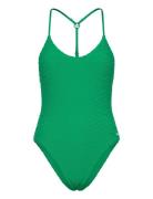 Nike Swoosh Terry Towelling V Neck Piece NIKE SWIM Green