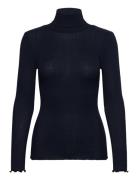 Rmwbalta Modal Roll-Neck T-Shirt RM By Rosemunde Navy