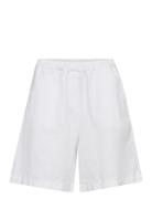 Mmemmie Linen Bermuda Shorts MOS MOSH White