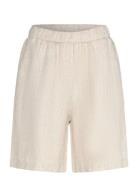 Mmemmie Linen Bermuda Shorts MOS MOSH Beige