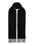Slhtope Wool Scarf B Selected Black
