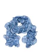 Floral Ruffled Scarf Lauren Ralph Lauren Blue