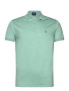Custom Slim Fit Soft Cotton Polo Shirt Polo Ralph Lauren Green