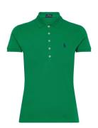Slim Fit Stretch Polo Shirt Polo Ralph Lauren Green