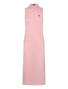 Stretch-Cotton Sleeveless Polo Dress Polo Ralph Lauren Pink