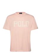 Logo Cotton Jersey Crewneck Tee Polo Ralph Lauren Pink