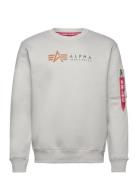 Alpha Label Sweater Alpha Industries White