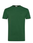 Contrast Logo Ss T-Shirt GANT Green