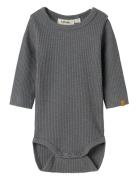 Nbmrajo Mab Ls Slim Body Lil Lil'Atelier Grey