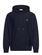 Premium Terry Monogram Hoodie Calvin Klein Jeans Navy