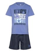 Ws-Woven Short Set Converse Blue