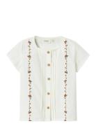 Nmfjolene Ss Loose Shirt Lil Lil'Atelier White