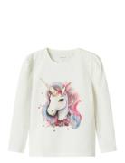 Nmfkrulle Ls Top Box Name It White