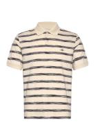 Striped Polo GANT Cream