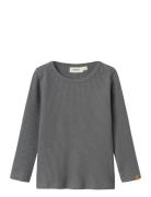 Nmmrajo Mak Ls Slim Top Lil Lil'Atelier Grey