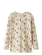 Nmflavo Egi Ls Slim Top Lil Lil'Atelier Cream