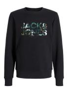 Jjgeplas Sweat Crew Neck Jnr Jack & J S Black