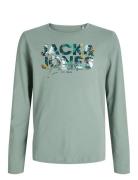 Jjgeplas Tee Ls Crew Neck Mni Jack & J S Green