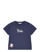 Dog Printed T-Shirt Mango Navy