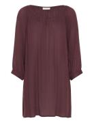 Amber Tunic Kaffe Burgundy